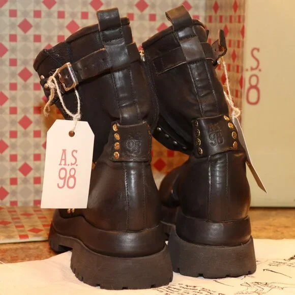 AS98 Duke Boots Size 41 Black - Picture 7 of 12